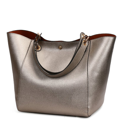 Women's Bag New Retro Simple One-Shoulder Handbag