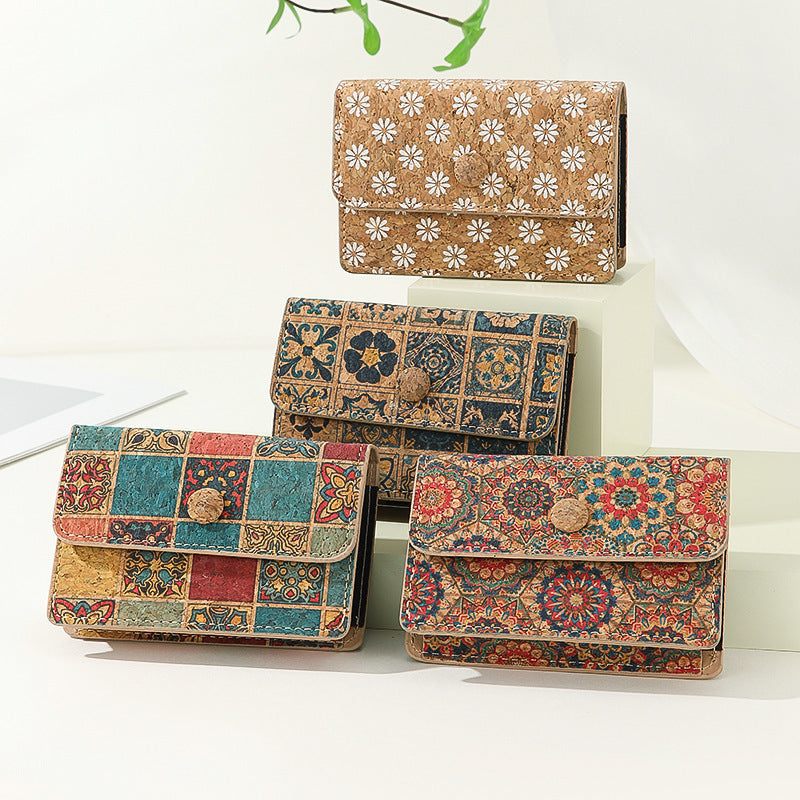 original advanced cork expanding card holder
