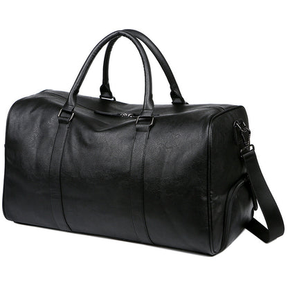 european and american mens leather retro handbag large capacity