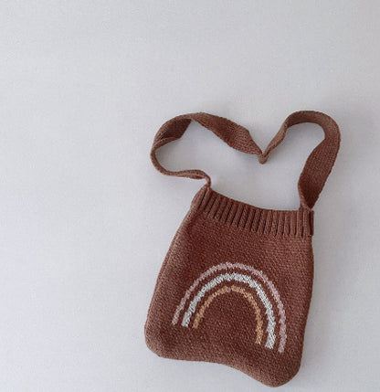 baby shoulder knitted bag coin purse