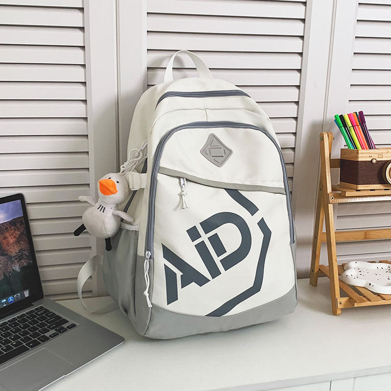 street trend small casual backpack bag portable all match schoolbag