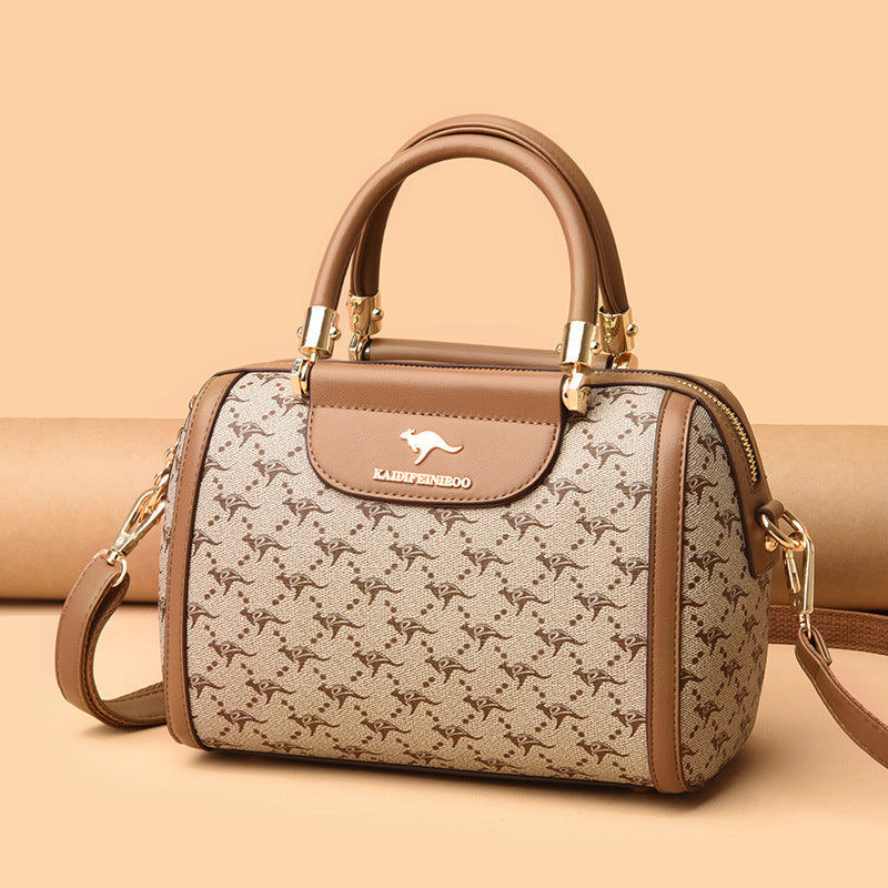 womens fashionable printed shoulder bag