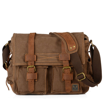 mens crossbody canvas shoulder bag