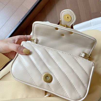 new minority all match shoulder small square bag for women