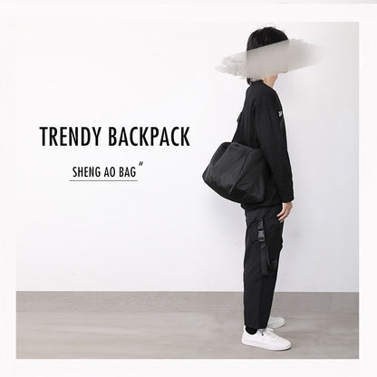 mens shoulder bag simple and lightweight water repellent sports leisure bag