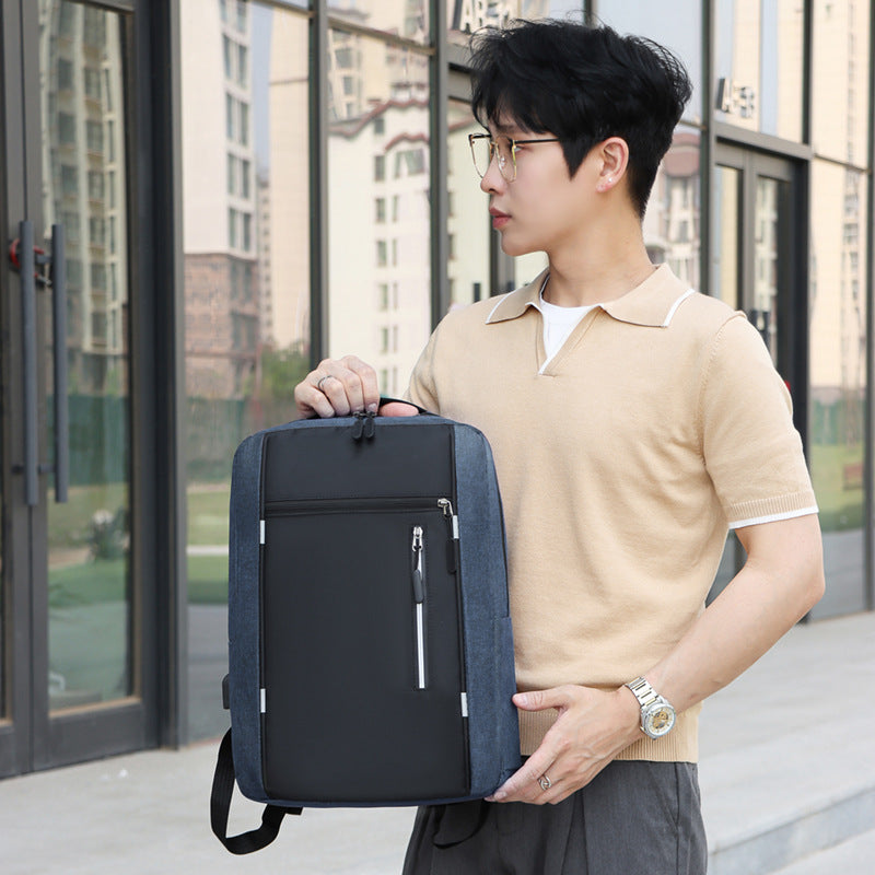 Leisure Oxford Fabric Chest Bag Three-piece Set Backpack