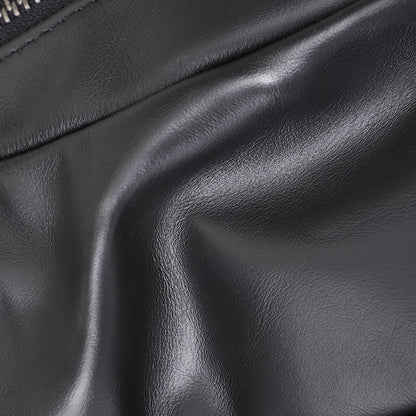genuine leather mens chest bag one shoulder leisure sports
