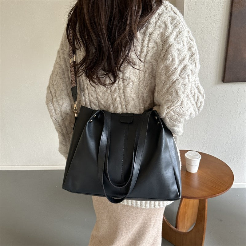 fashion tote pu shoulder crossbody underarm bag