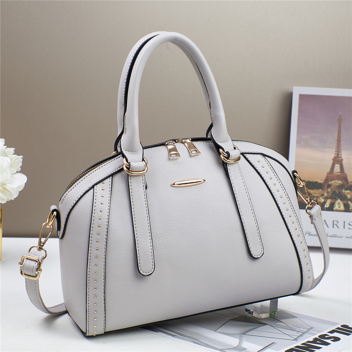 simple generous one shoulder crossbody womens bag