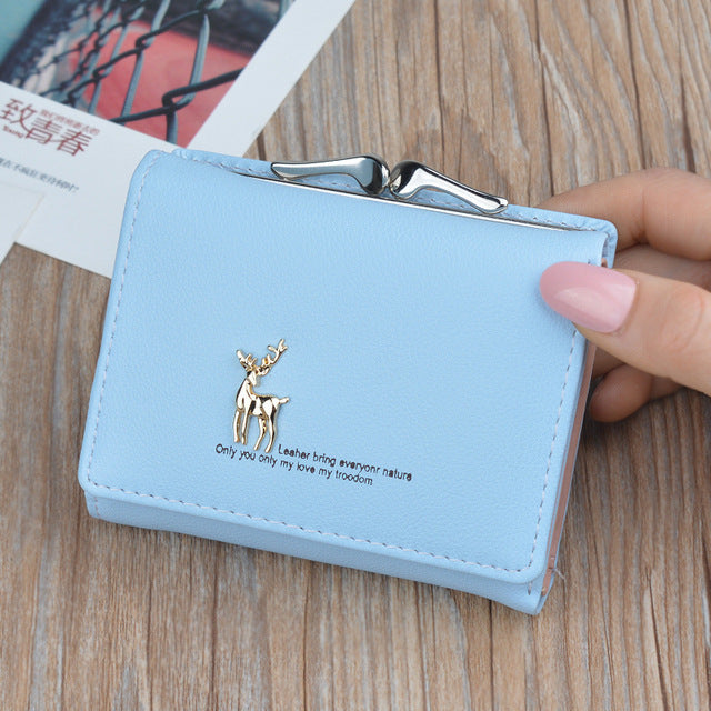 new cartoon leather women wallet pocket ladie clutch purs