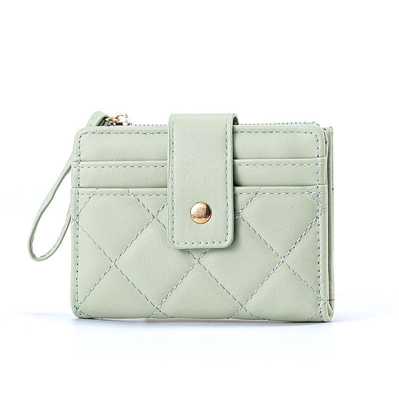 simple and niche womens short wallet