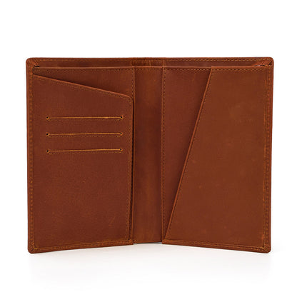 leather passport mad horse leather wallet