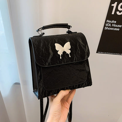 butterfly handbag shoulder casual small square bag