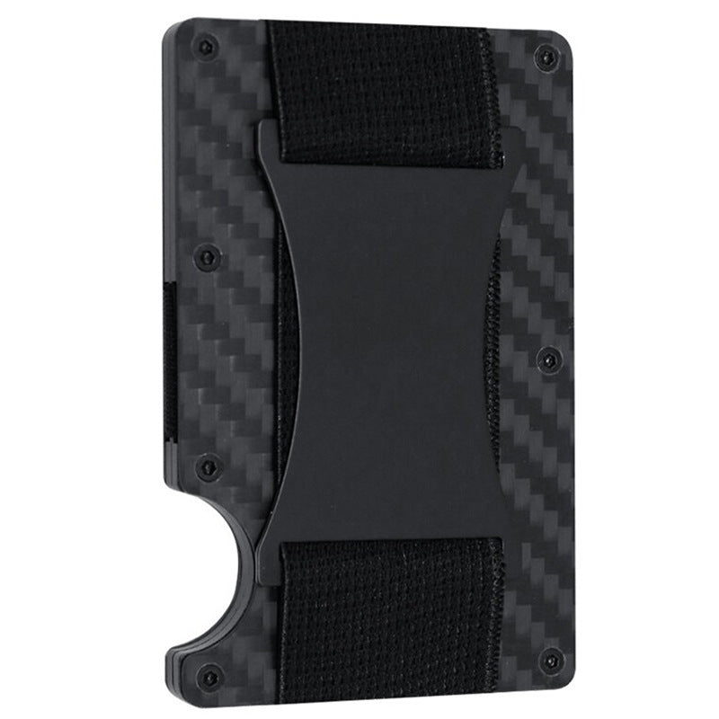 carbon fiber card package mens simplicity wallet