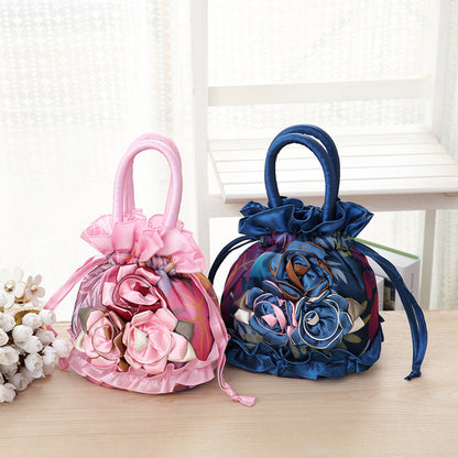 handbag dinner bag cloth bag korean version of solid color womens bag