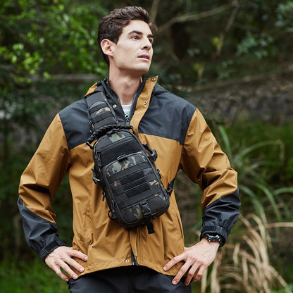 camouflage outdoor chest multifunctional single shoulder bag