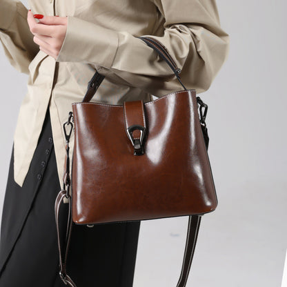 womens autumn and winter bucket bag shoulder messenger bag
