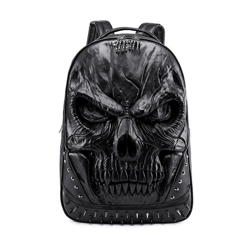 compatible with apple three dimensional skull european style big grimace handbag