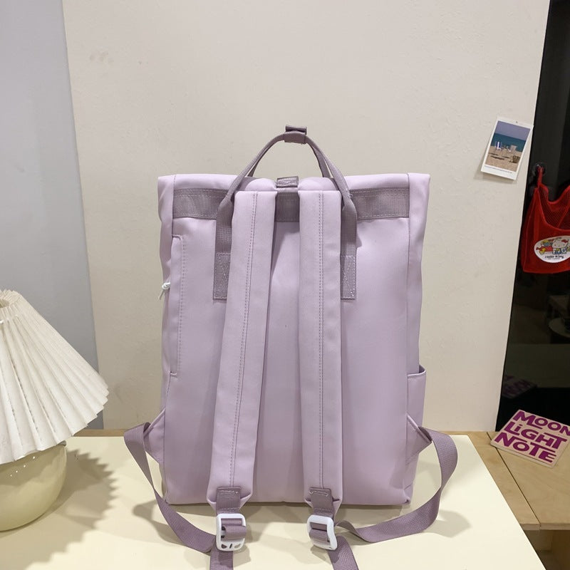 Large-capacity Solid Color Backpack