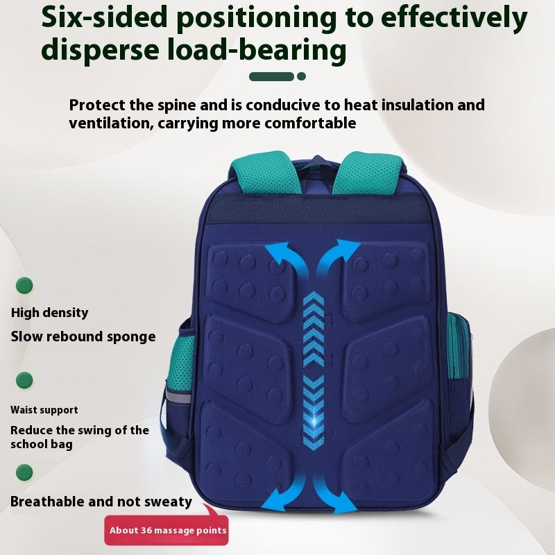 childrens burden free spine protective backpack