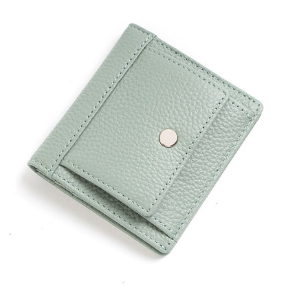 womens wallet short thin card holder womens high sense mini and simple coin purse