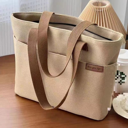 All-match Shoulder Bag Large Capacity Book Holding Student Class Commuting