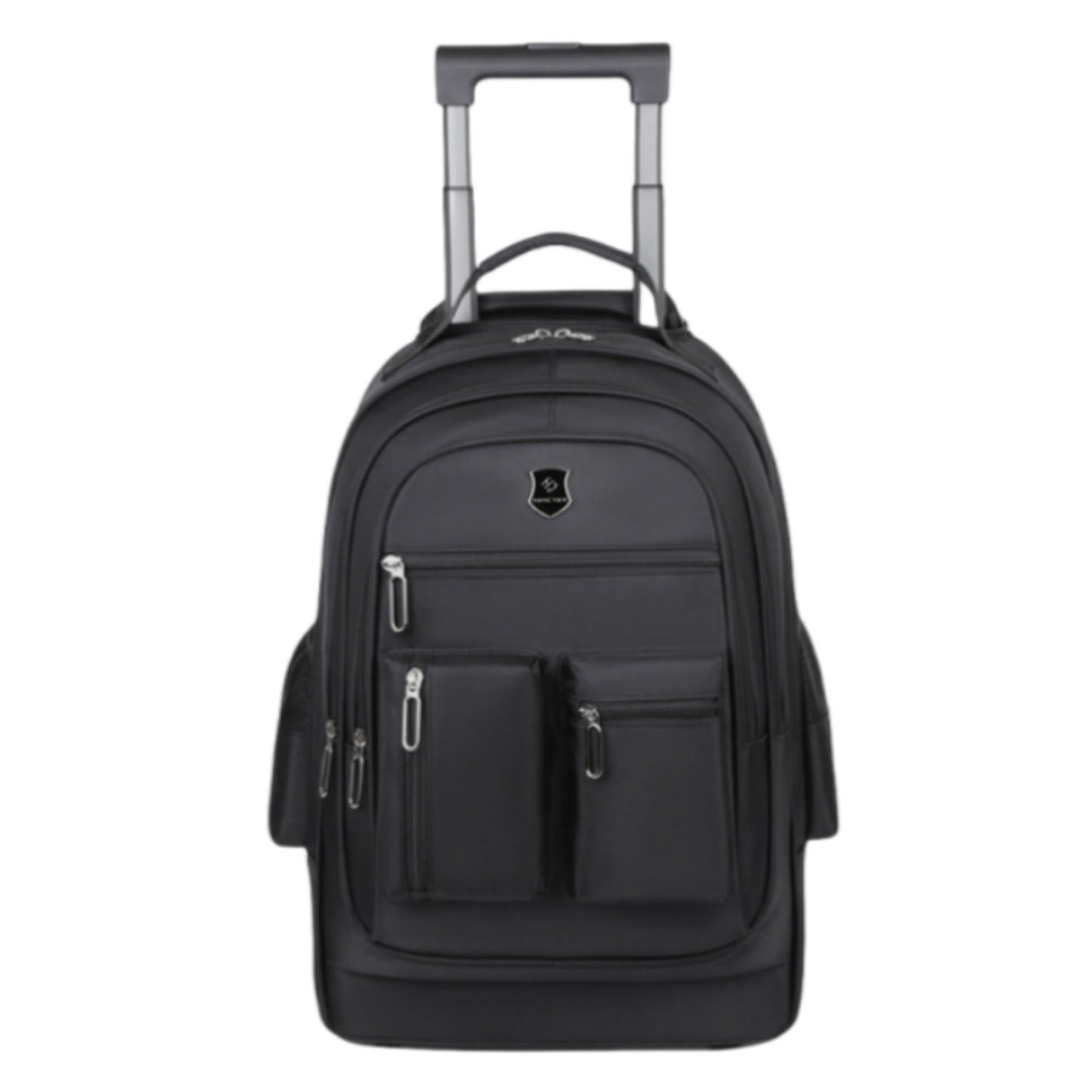 large capacity travel backpack with wheels multi layer trolley luggage bag multifunctional weekender overnight bag rucksack