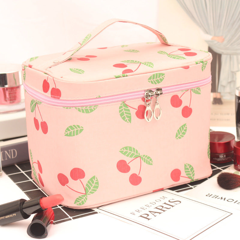 net red cosmetic bag portable large capacity travel waterproof