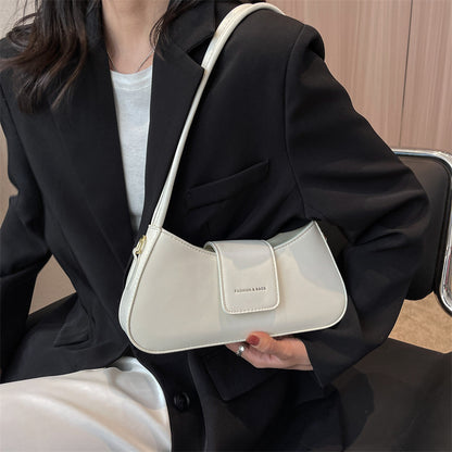 popular all match shoulder underarm bag casual simple baguette bag