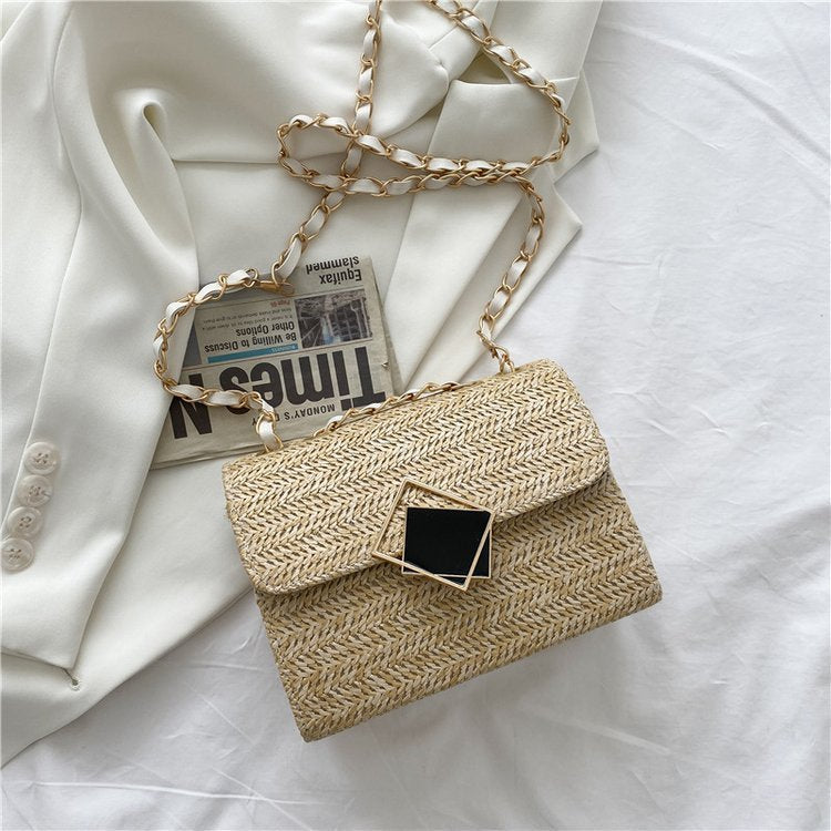 handbags new straw woven bag womens trendy fashion ladies shoulder bag