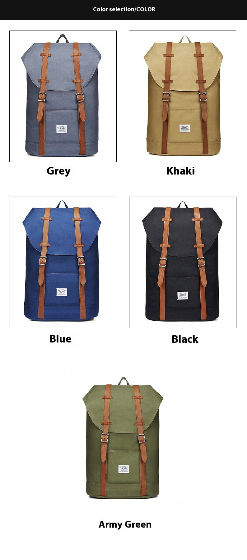 outdoor backpack oxford linen mens and womens college students bag travel mountaineering bag backpack