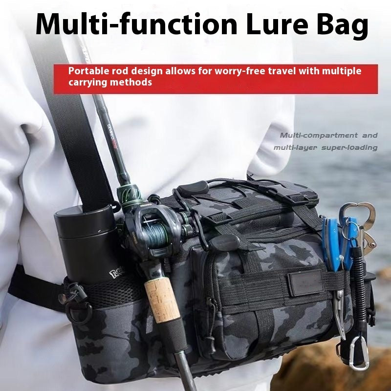fishing gear luya crossbody multi functional storage bag
