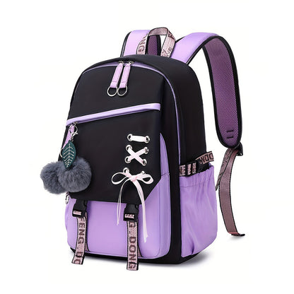 new bow womens backpack girl cute sweet backpack