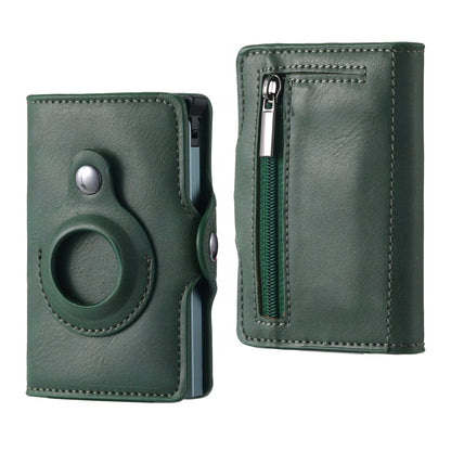 mens wallet tracker card clamp metal card holder