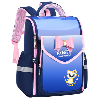 Large Capacity Children's To Reduce Study Load Spine Protection Schoolbag