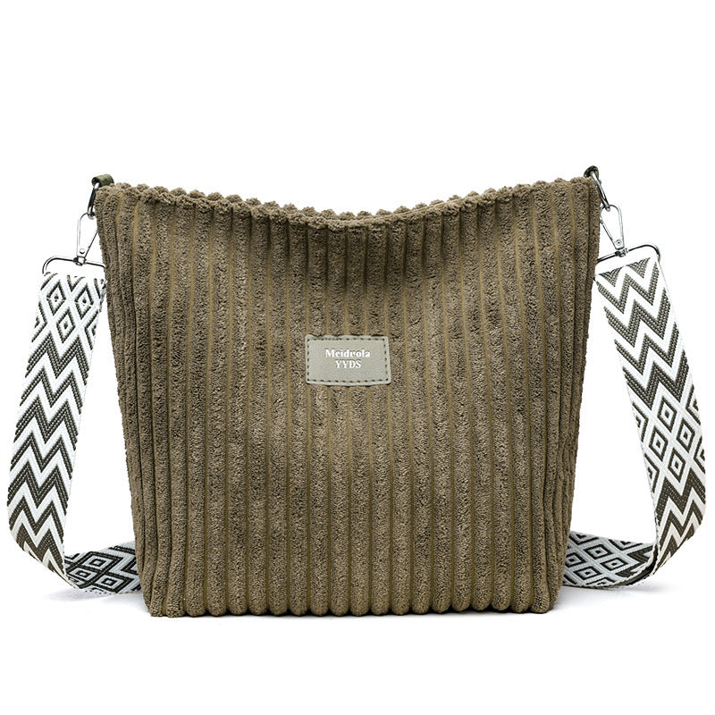 large capacity womens fashion casual solid color bag
