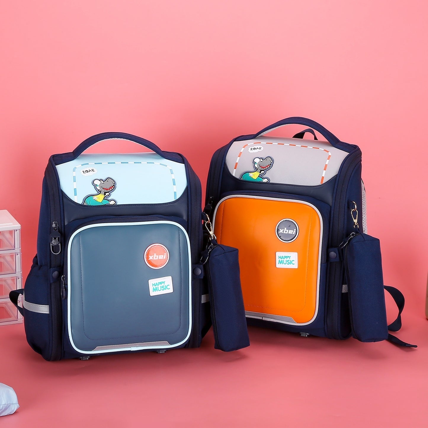 Schoolbag Boys And Girls Burden Reduction Spine Protection Water-proof Large Capacity