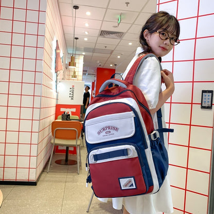 College Style Student Leisure Travel Large Capacity Backpack