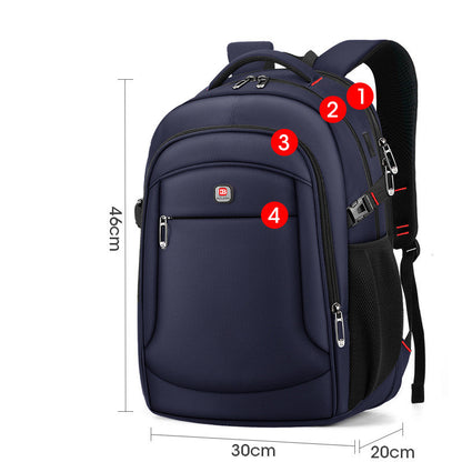 casual mens laptop bag fashion student school bag