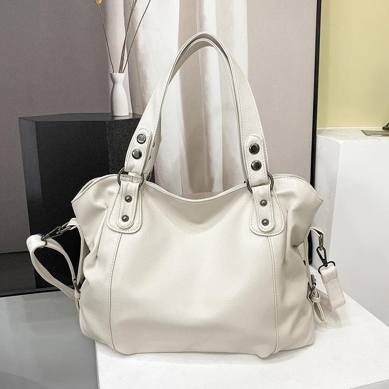 womens large capacity handbag simple shoulder crossbody bag