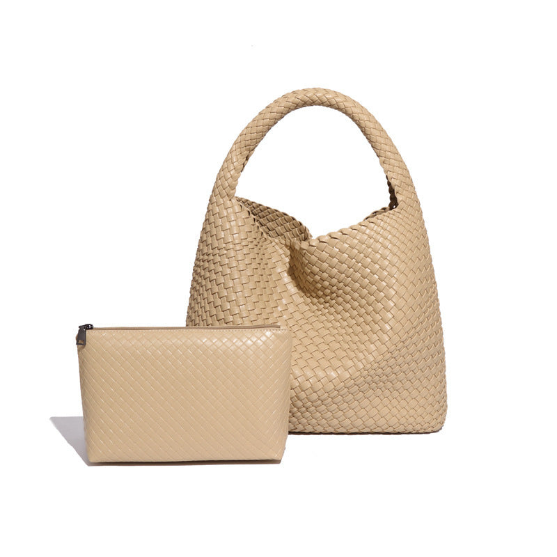large capacity combination bags trend underarm shoulder handmade soft texture
