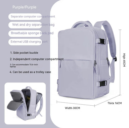 large capacity multifunctional travel waterproof mummy backpack
