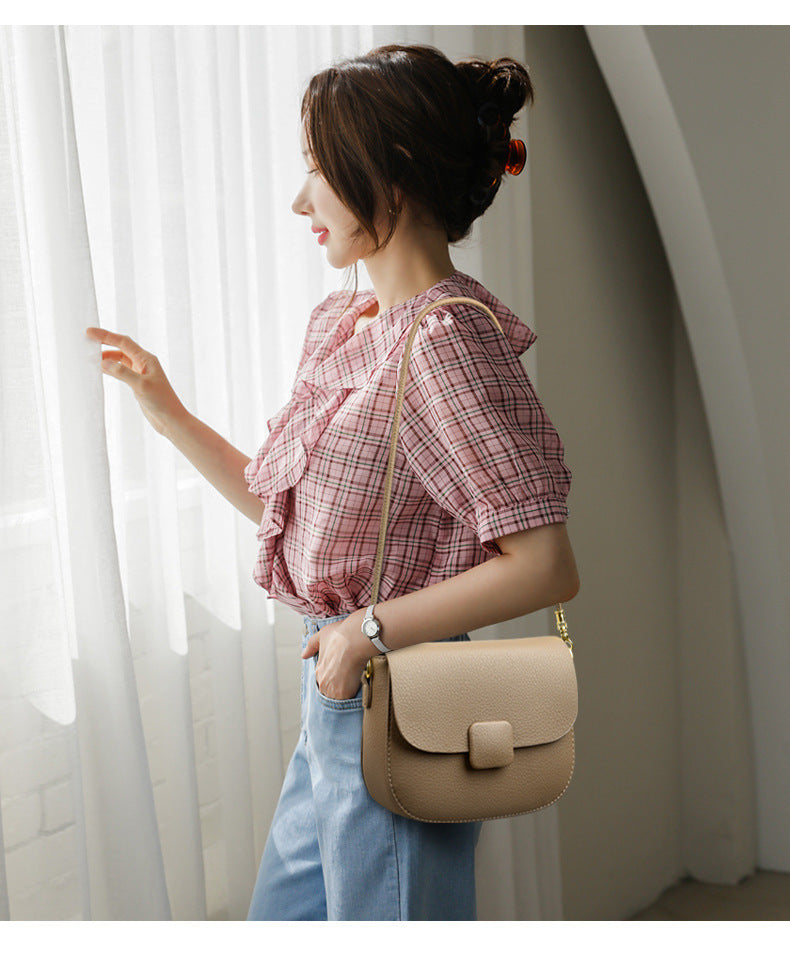 womens all match shoulder messenger small square bag