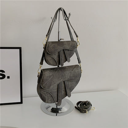 double shoulder strap underarm bag high sense