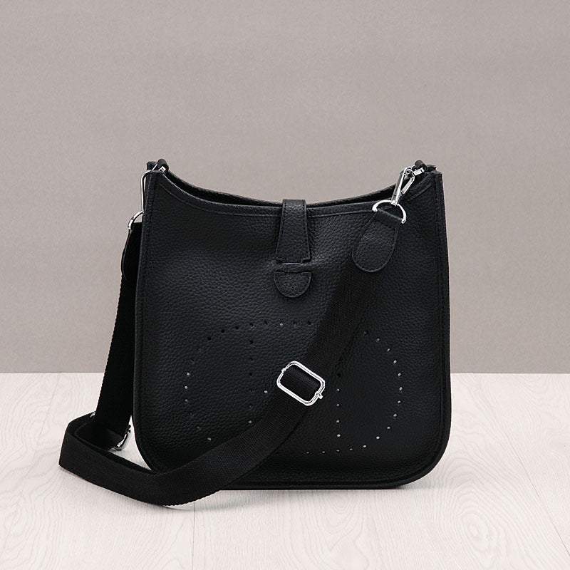 women litchi stria leather crossbody shoulder togo classic purse handbag bags h
