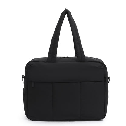 down handbags winter travel duffle bag with shoes compartment portable sports yoga gym fitness shoulder bags for weekender overnight tote women