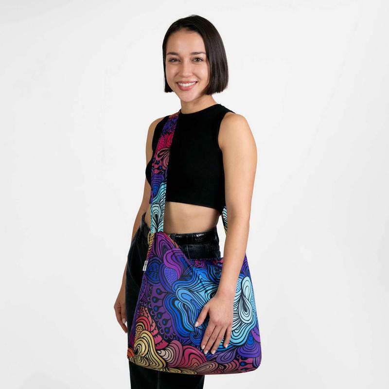 Ultra-lightweight Foldable Reusable Crossbody Bag