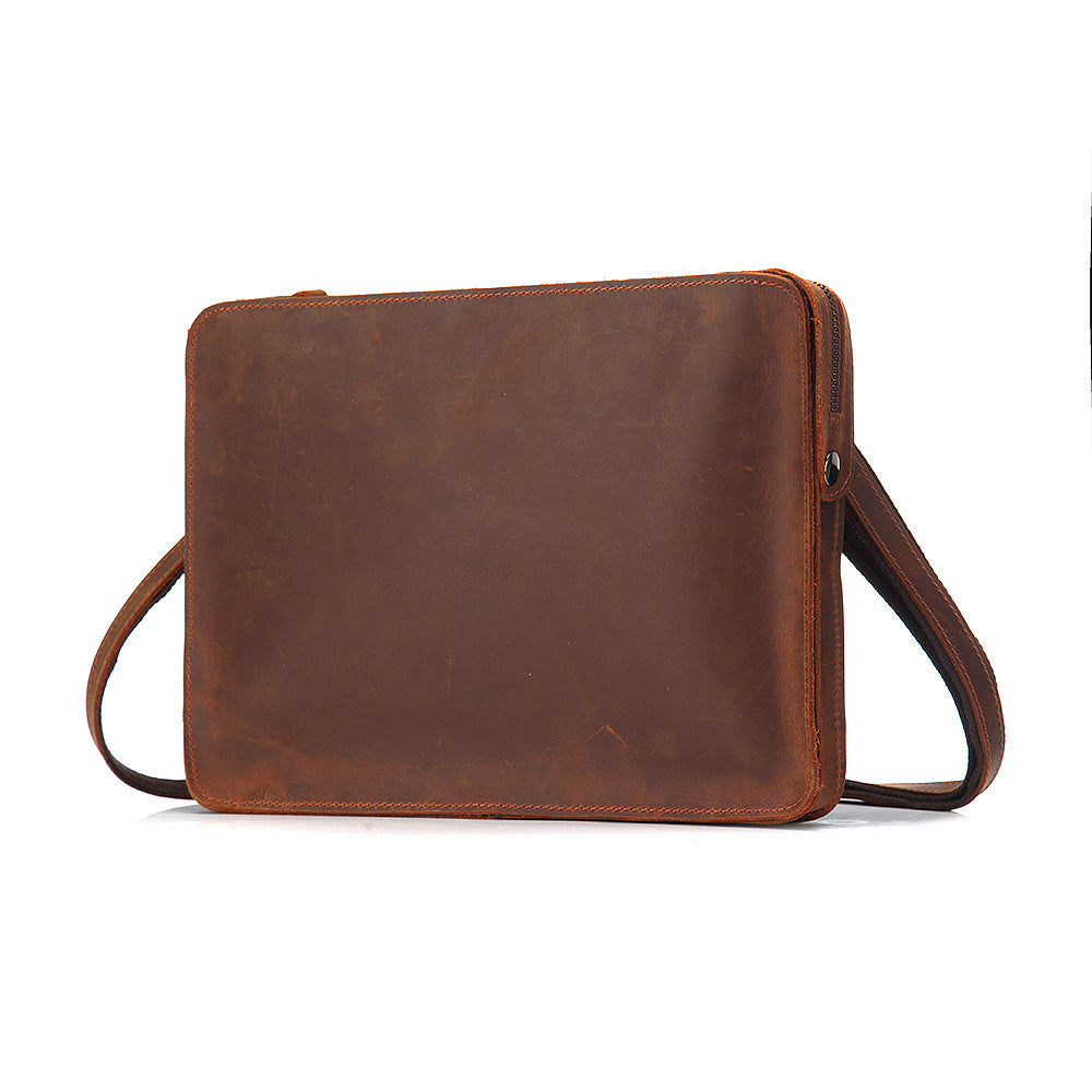 vintage leather shoulder crossbody bag