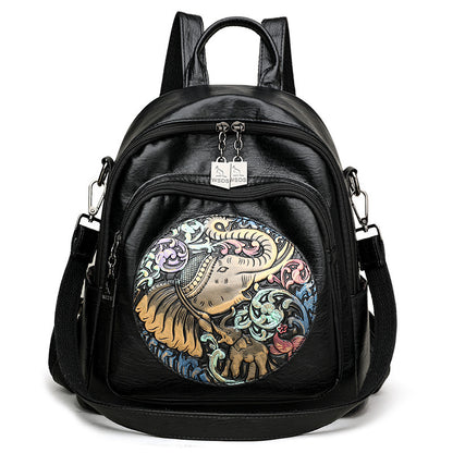 Women's Stylish And Versatile Simple All-match Travel Bag Backpack