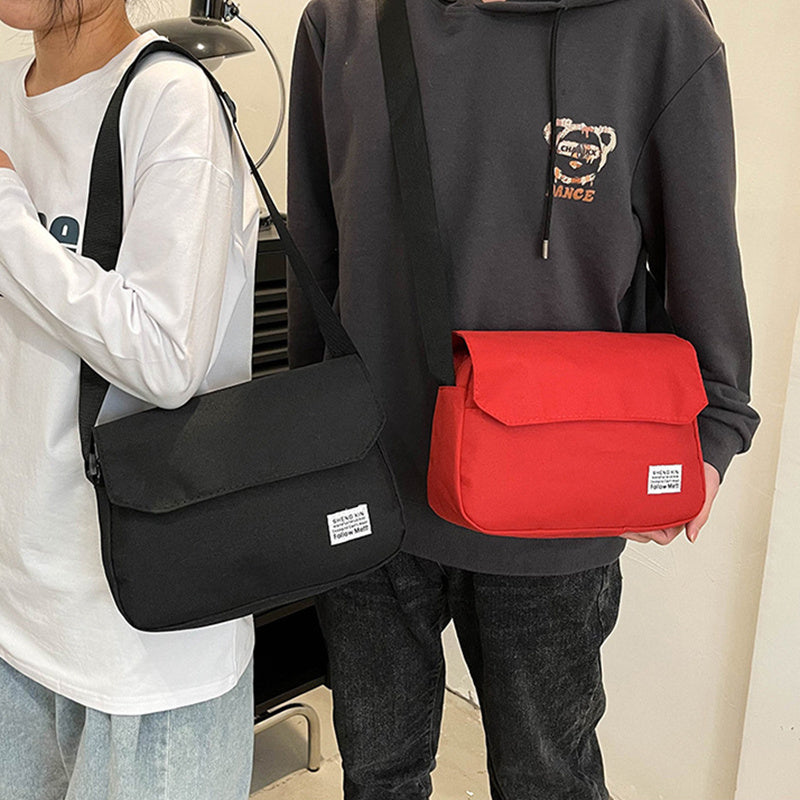ins messenger bags women men crossbody shoulder bag casual couple small flap bag